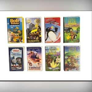 VHS bundle Pingu, Bob the builder, Thomas & friends Cody’s crew little bear